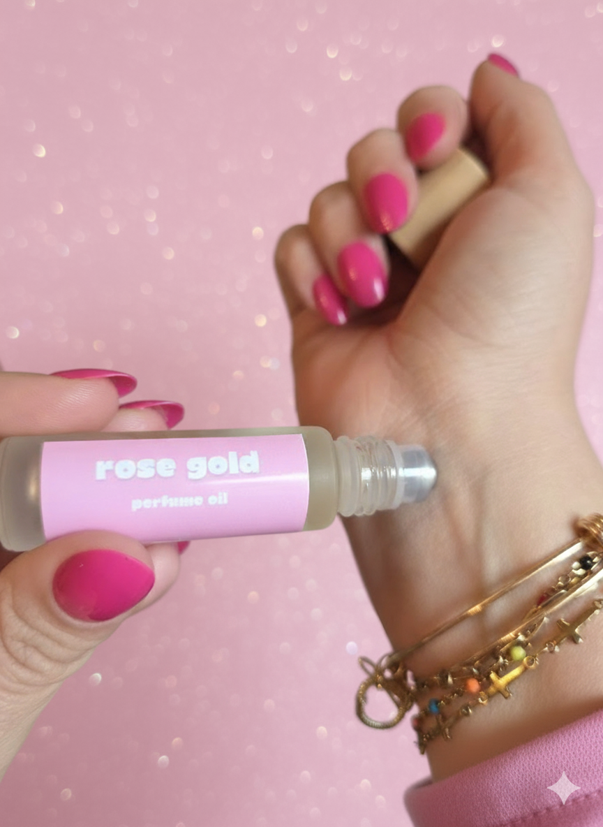 Rose Gold Perfume Roller - Roll-On Fragrance Oil | Lipe Luffa Co.
