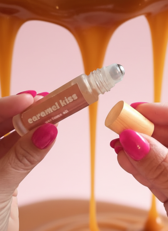 Caramel Kiss Perfume Roller – Roll-On Fragrance Oil | Lipe Luffa Co.