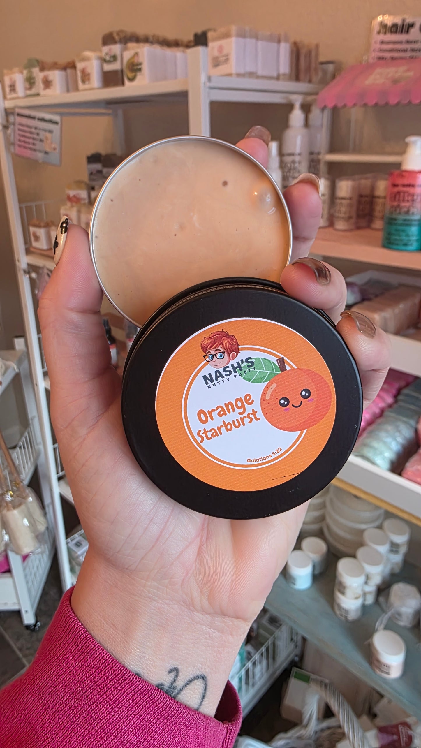 Orange Starburst Putty