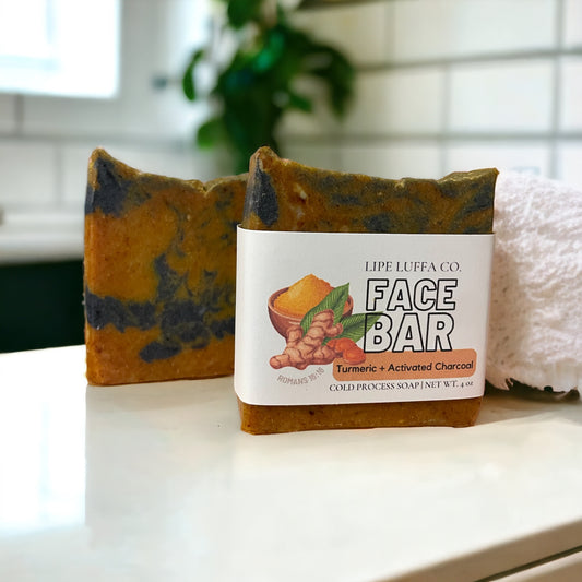 Turmeric & Activated Charcoal Face Bars