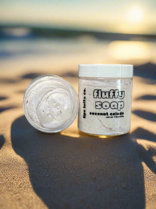 Coconut Colada Fluffy Soap
