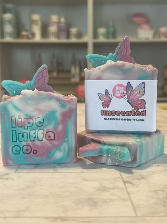 UnScented Butterfly Artisan Soap