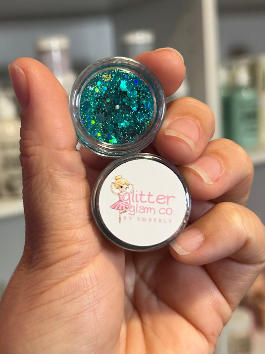 Ocean Wave Glitter Glam Sample