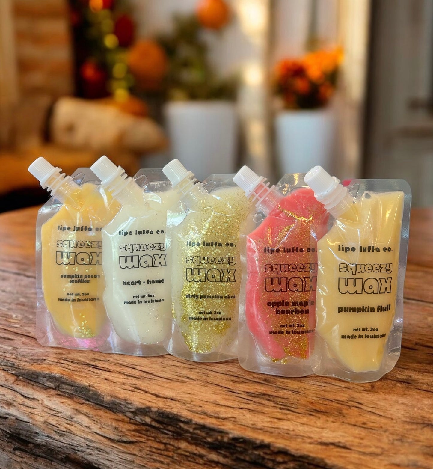 Squeezy Wax Scents of Fall Sample Pack!