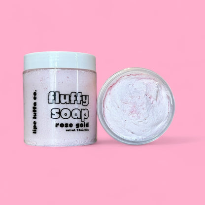 Rose Gold Fluffy Soap