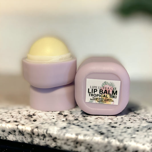 Tropical Tiki Round Lip Balm