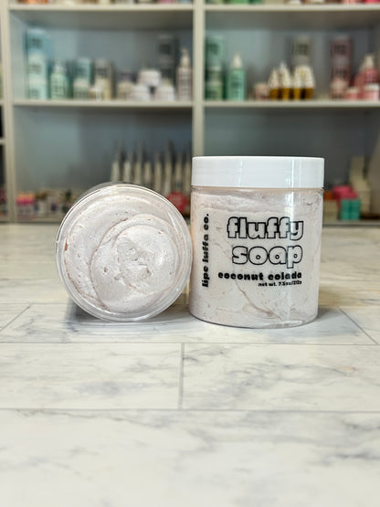 Coconut Colada Fluffy Soap