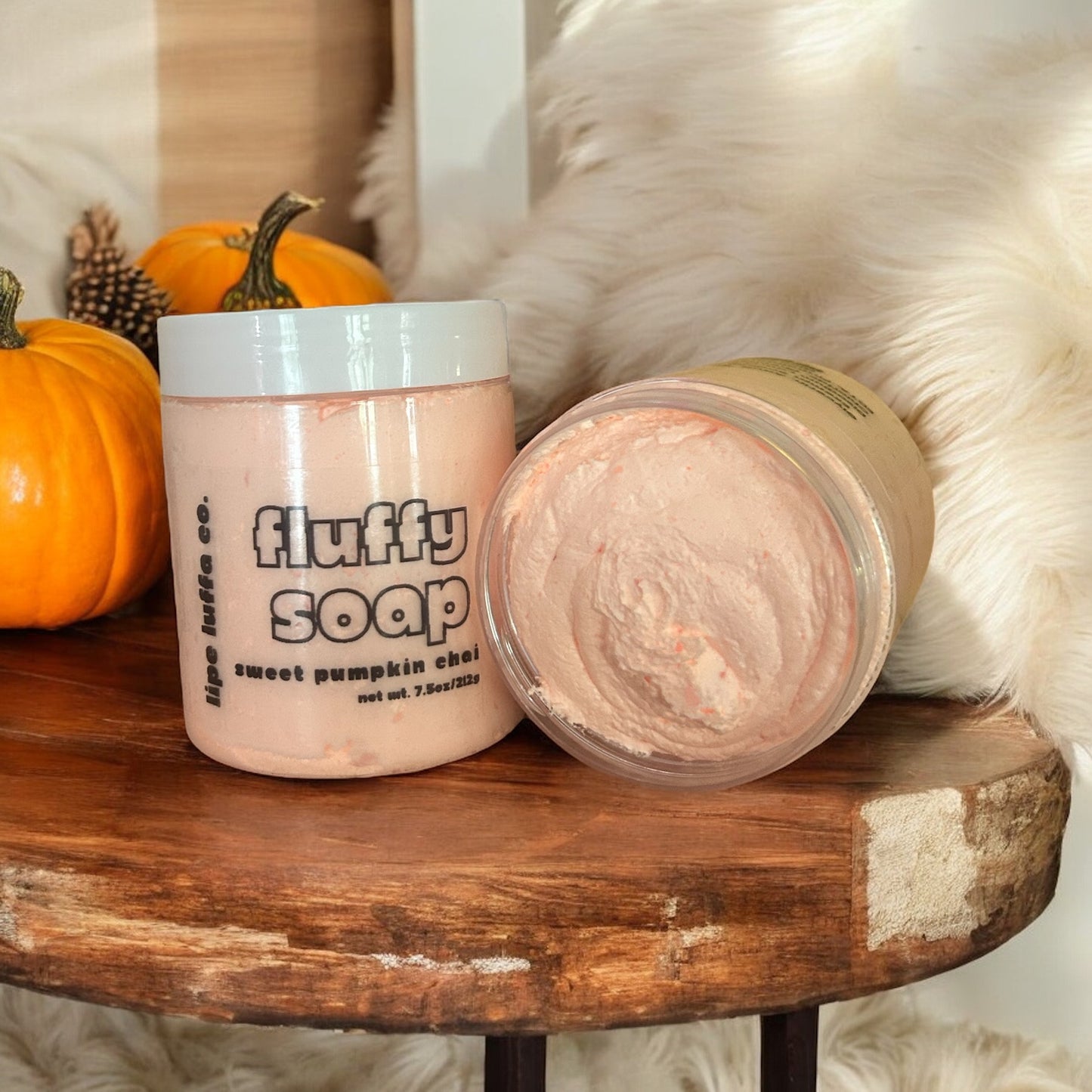 Sweet Pumpkin Chai Fluffy Soap