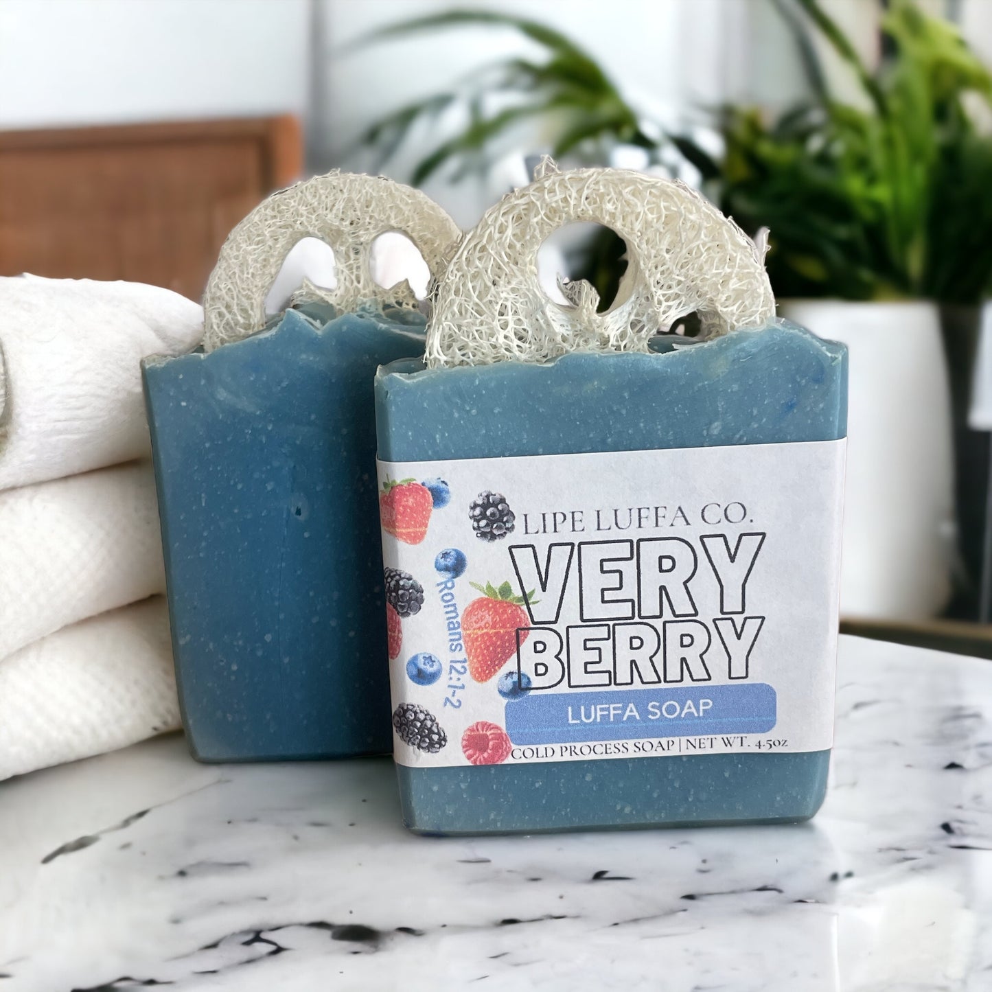 Very Berry Artisan Luffa Soap