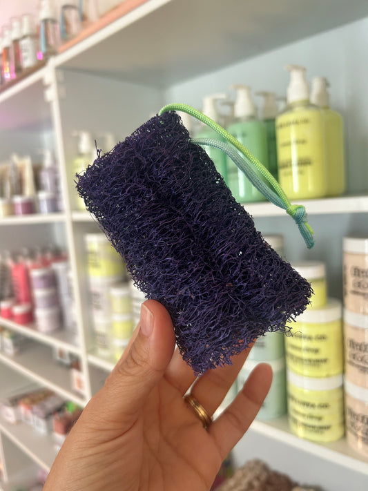 Purple Luffa Scrub