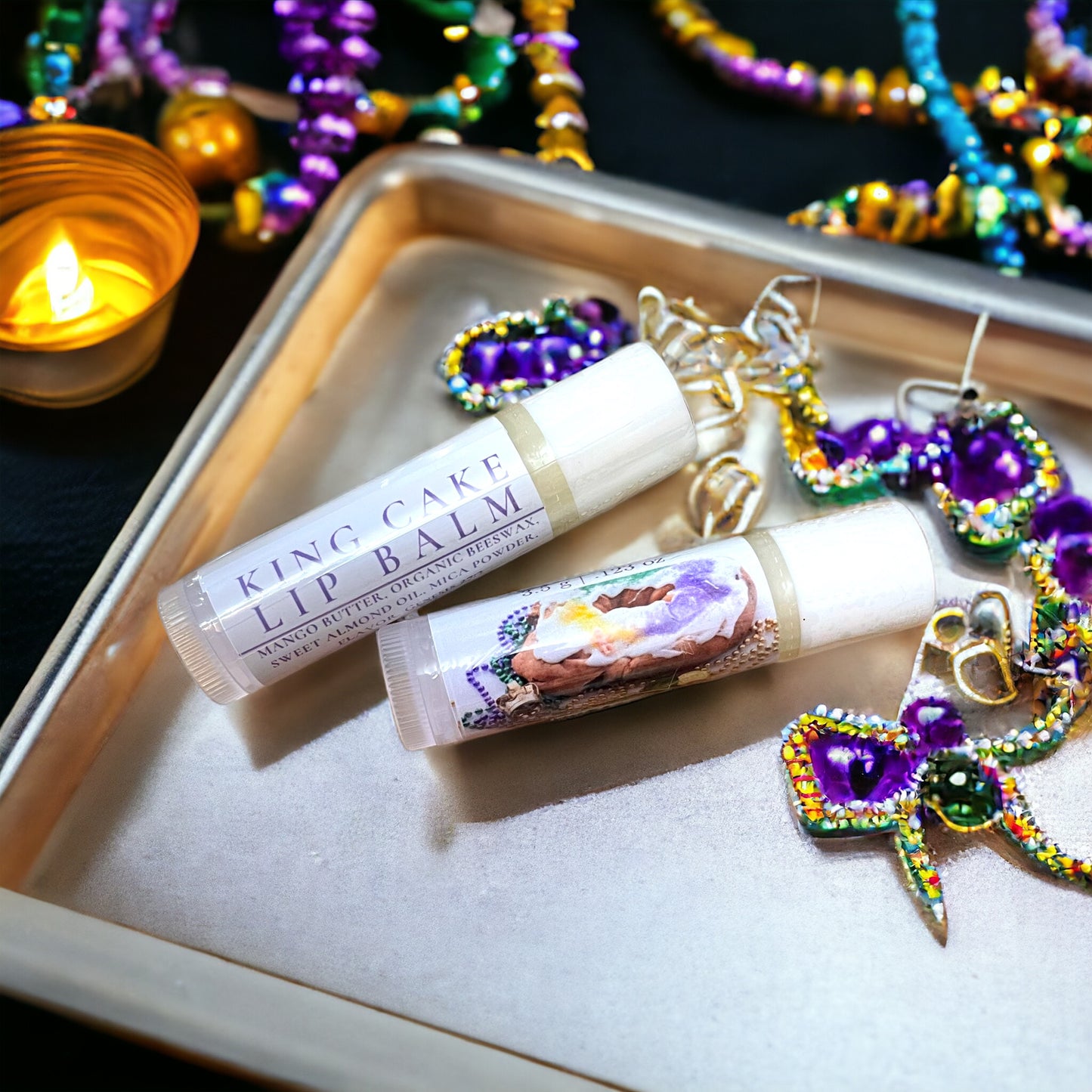 King Cake Lip Balm