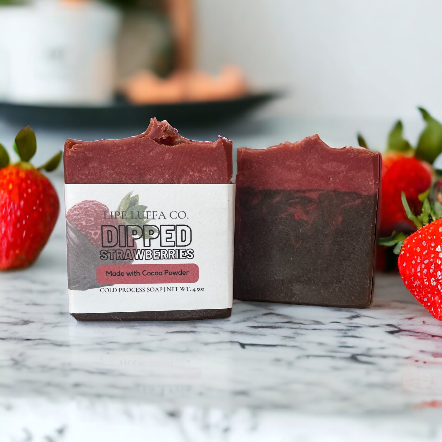 Dipped Strawberries Artisan Soap