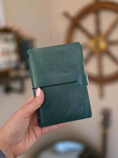 Passport Traveler Leather Journal – Handmade by Life Leather Goods