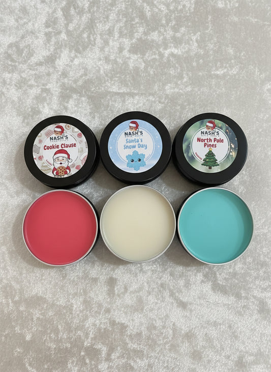 Nash’s Nutty Putty Holiday Collection – Christmas Sensory Putty | Stocking Stuffer Gift | Cookie, Pine & Bubbly Champagne Scents | Full-Size 4oz