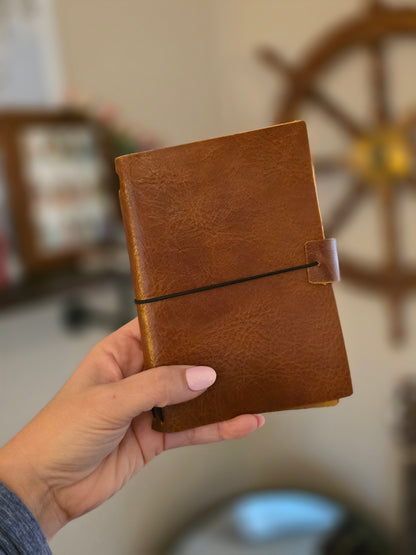 Passport Traveler Leather Journal – Handmade by Life Leather Goods