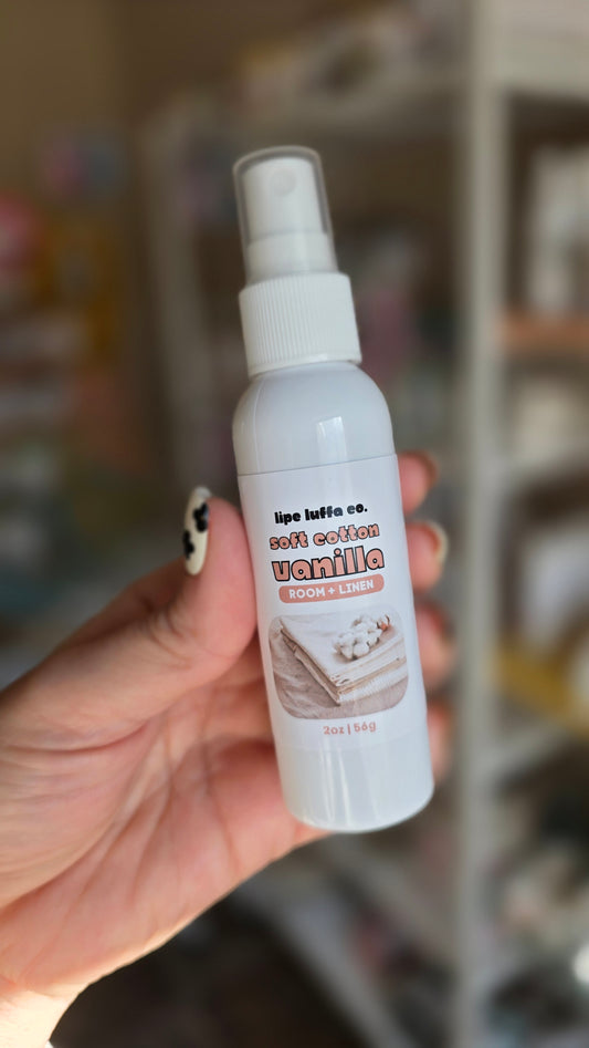 Soft Cotton Vanilla Room + Linen Spray