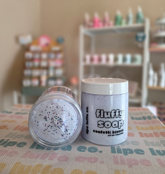 Confetti Kisses Fluffy Soap