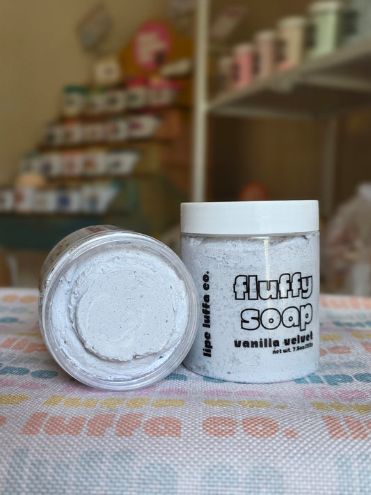 Vanilla Velvet Fluffy Soap