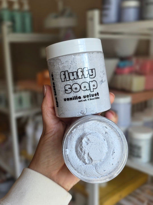 Vanilla Velvet Fluffy Soap