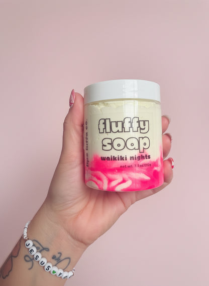 Waikiki Nights Fluffy Soap— Whipped Body Wash • Holiday Self-Care Treat